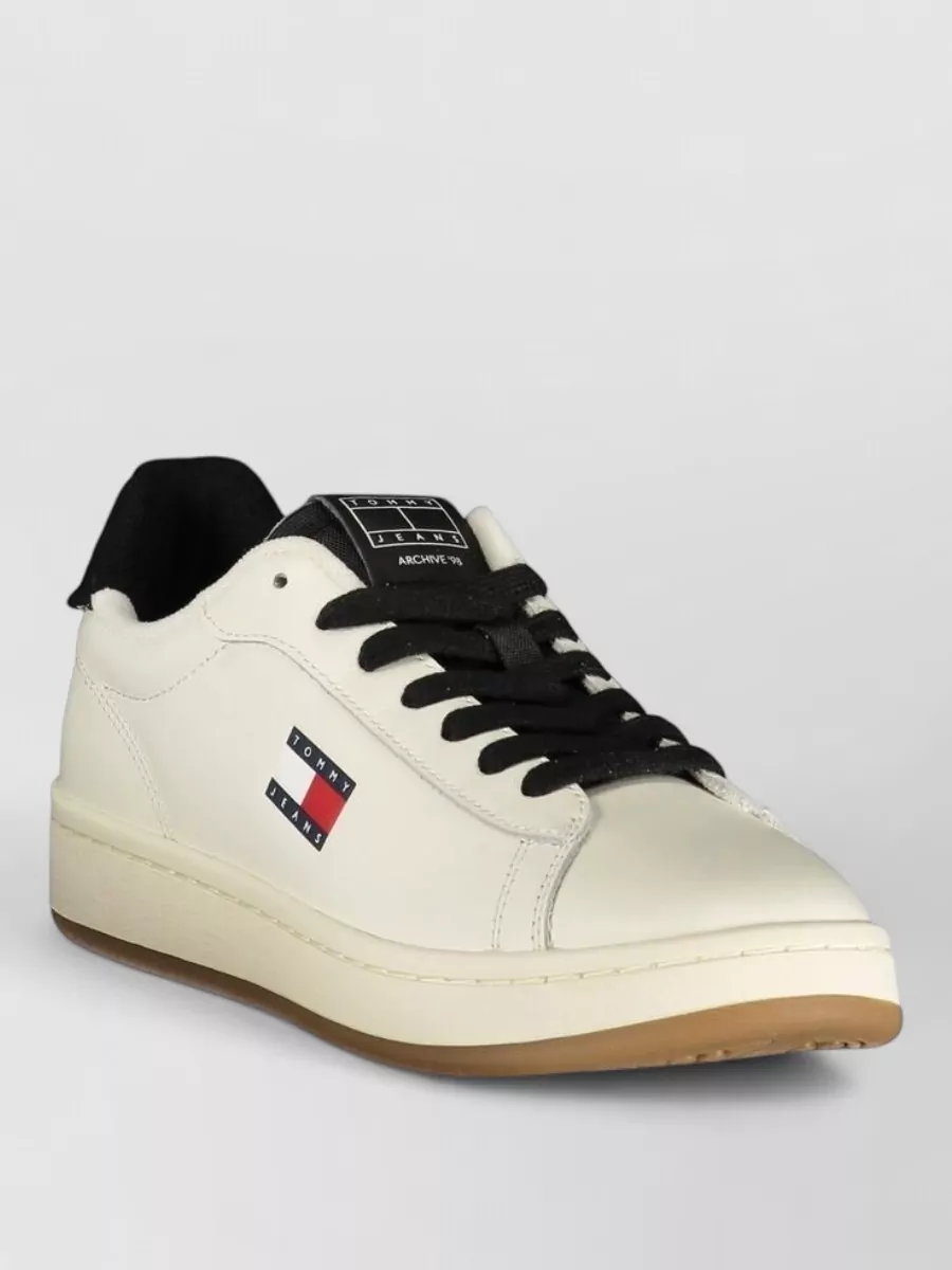Tommy Hilfiger leather lace-up sneakers