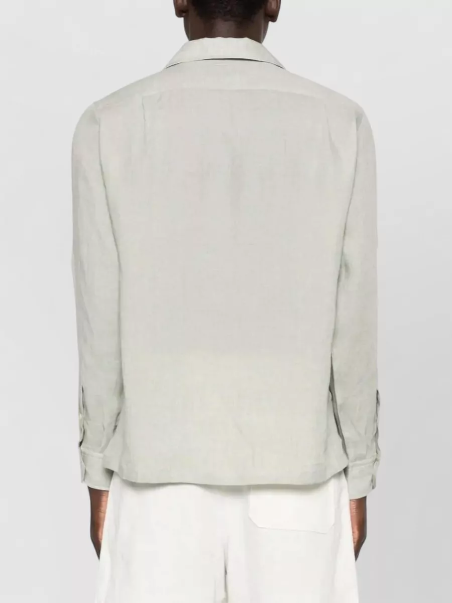 Lardini Linen Long-Sleeve Shirt
