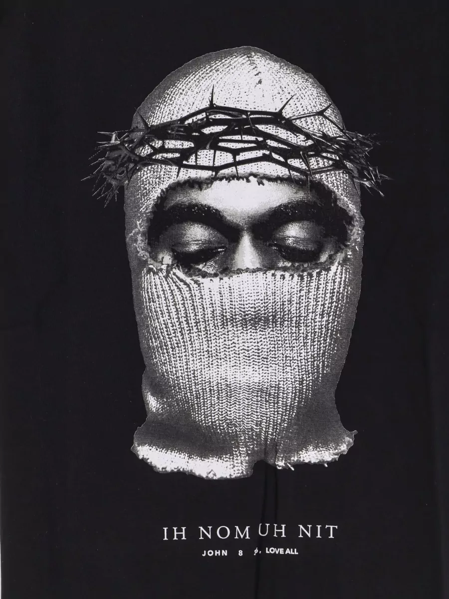 Ih Nom Uh Nit Graphic Print Crew-Neck Short Sleeve T-Shirt