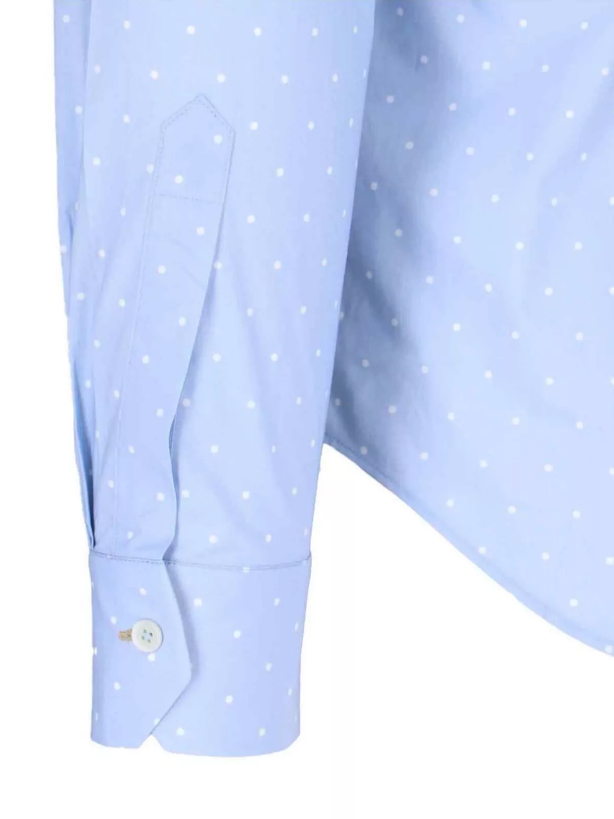 PAUL SMITH POLKA DOT BUTTON-DOWN COLLAR LONG SLEEVE SHIRT