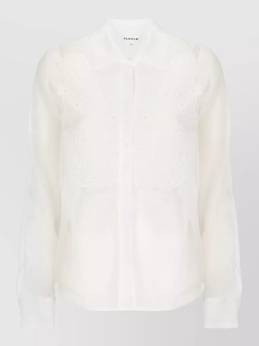 Parosh Silk long-sleeve shirt