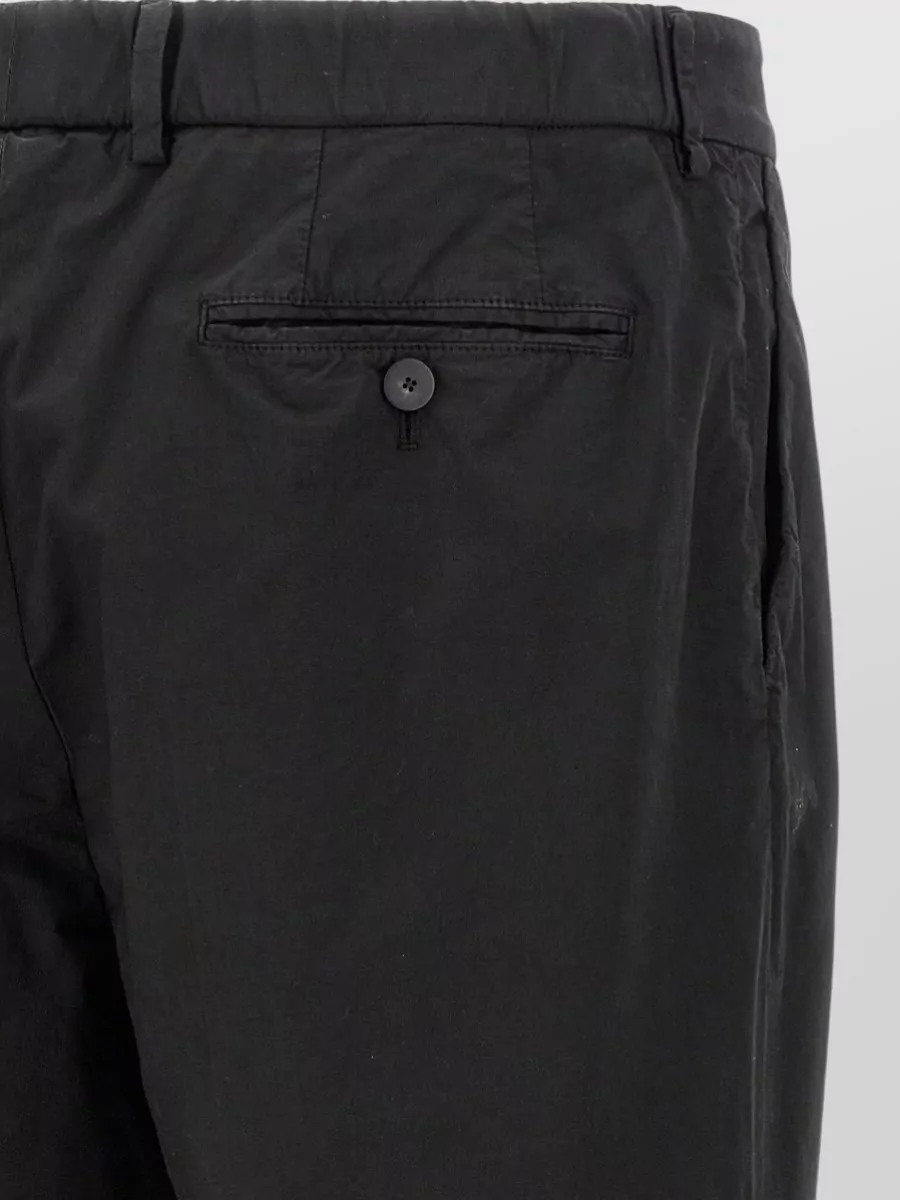 Cellar Door Stretch Cotton Straight-Leg Trousers