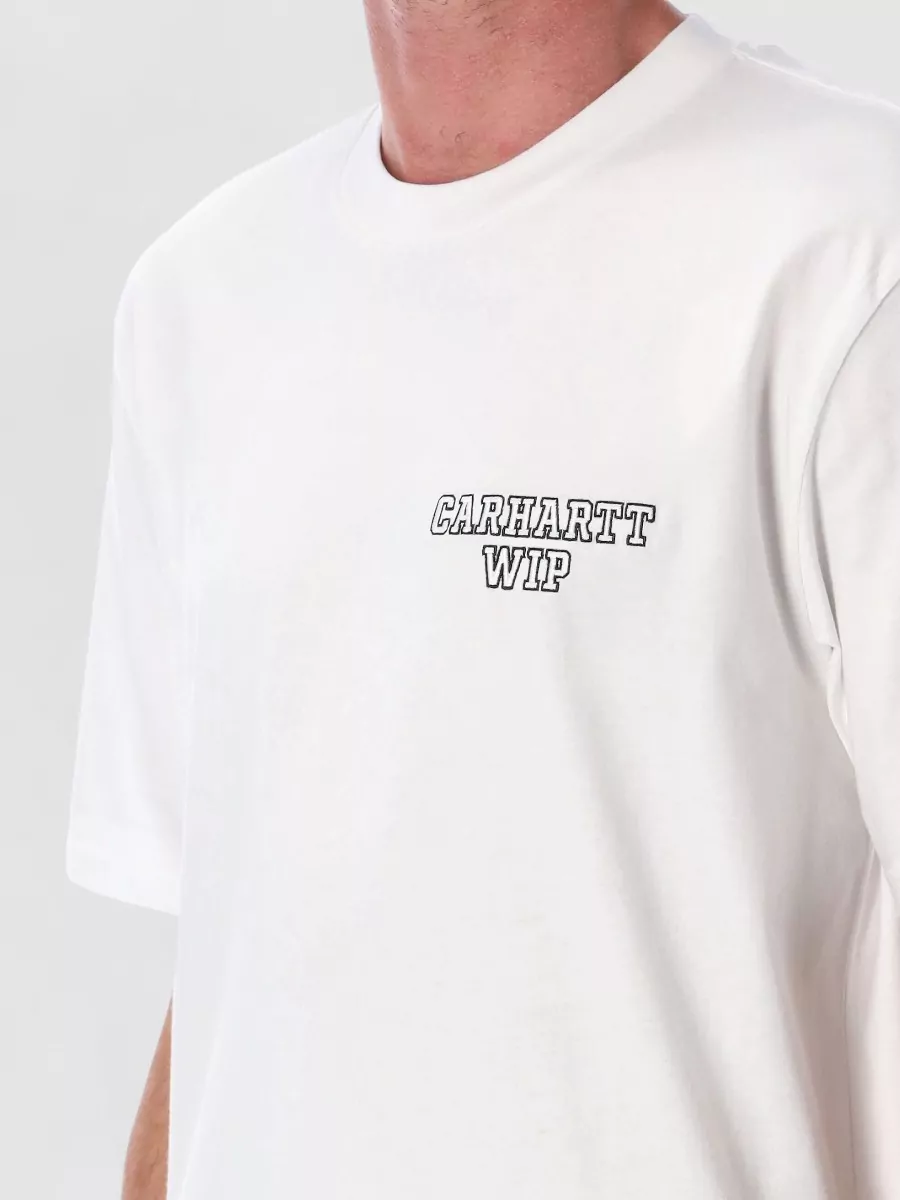 Carhartt Wip Alumni Cotton T Shirt Short Sleeves