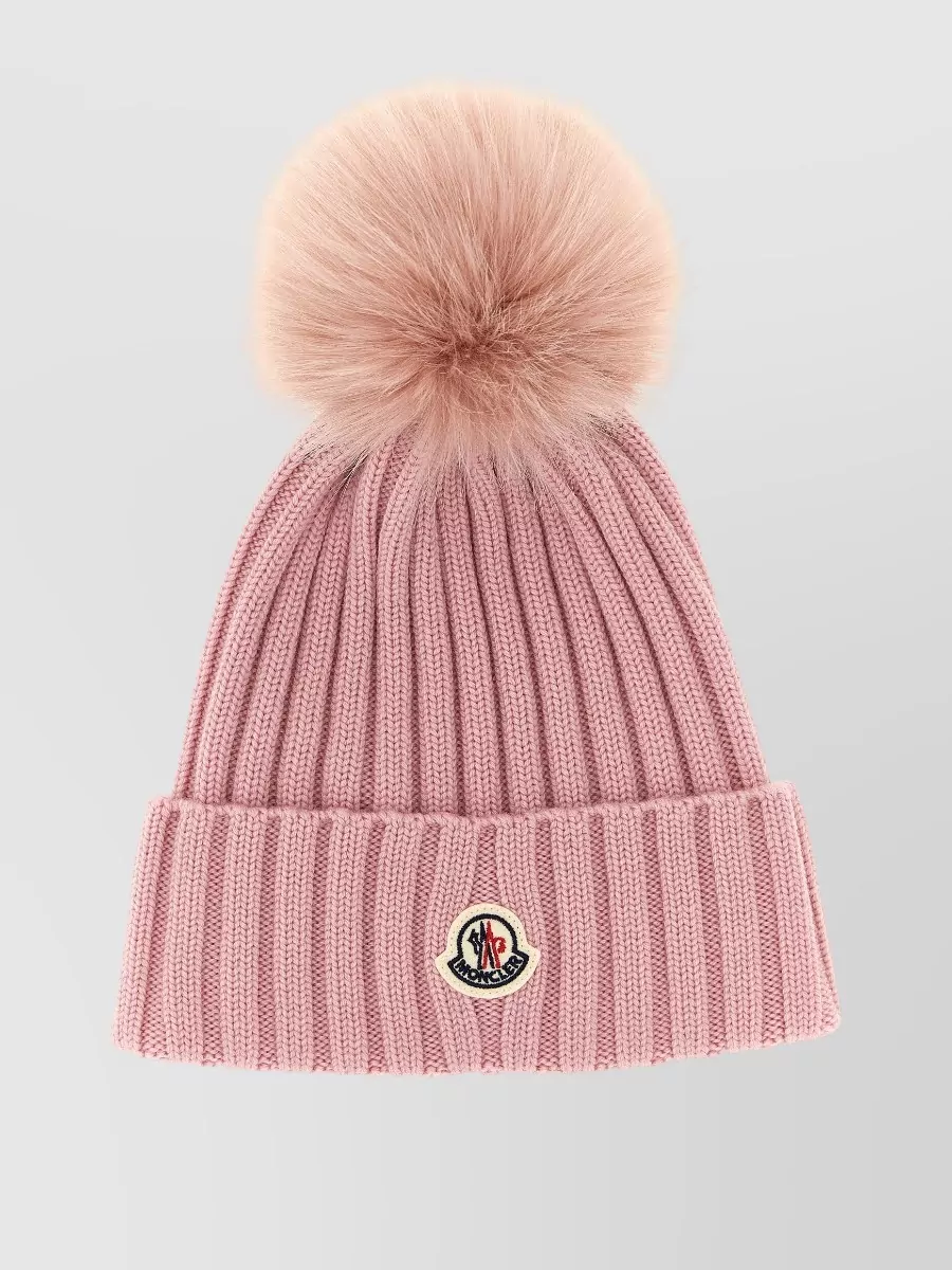 Moncler pom pom beanie