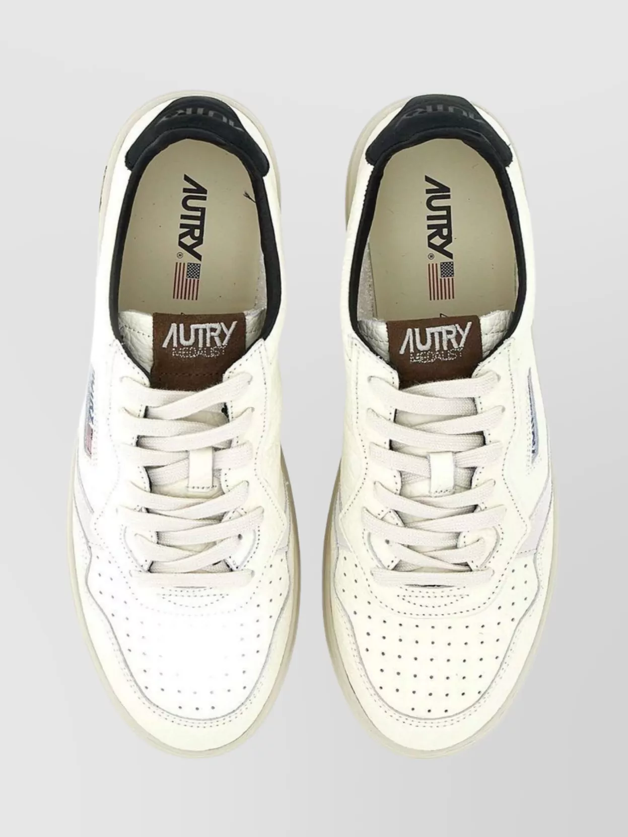 Autry Crocodile Print Leather Men's Sneakers