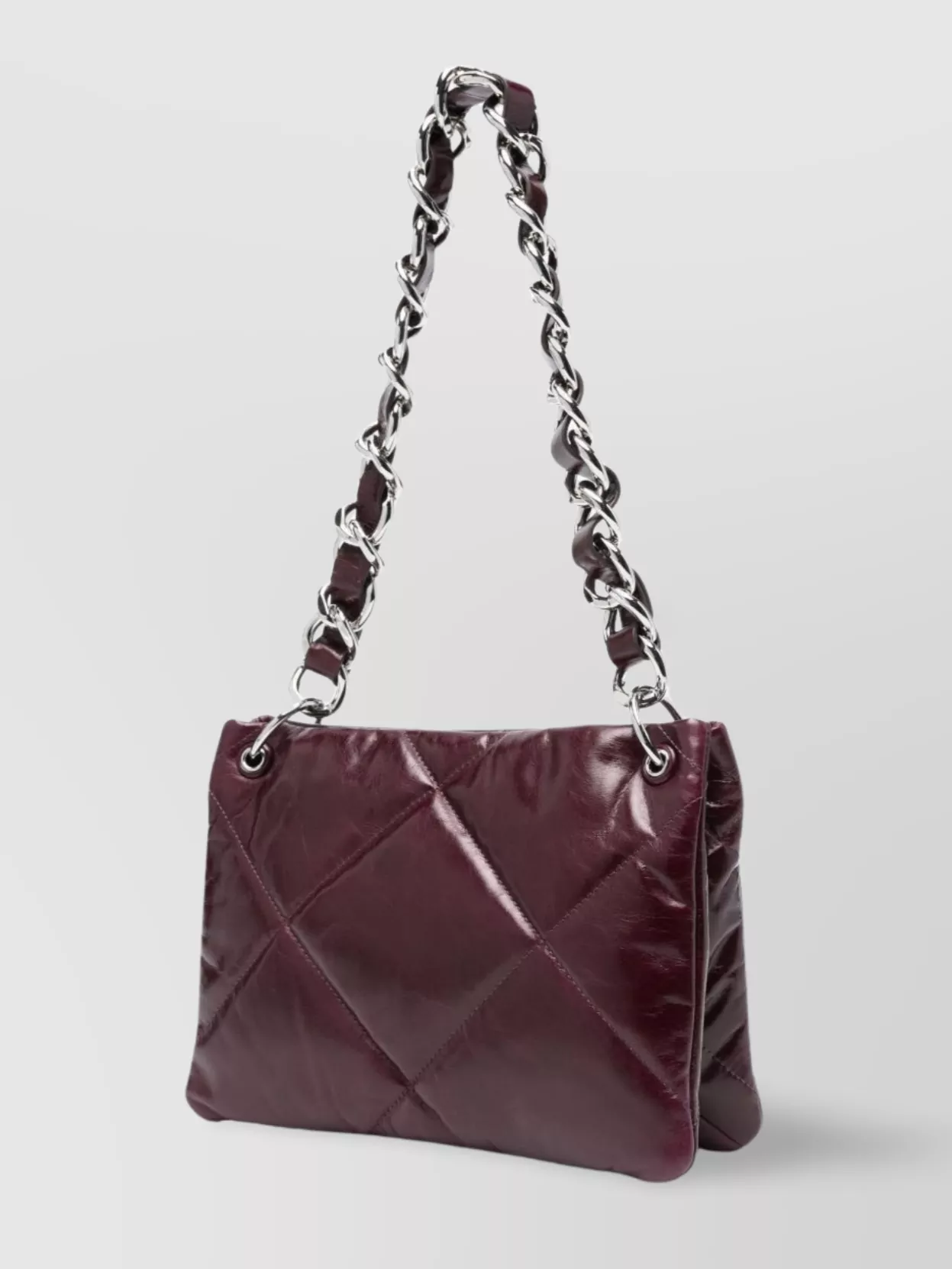 Tory Burch Quilted Leather Shoulder Bag With Chain Strap