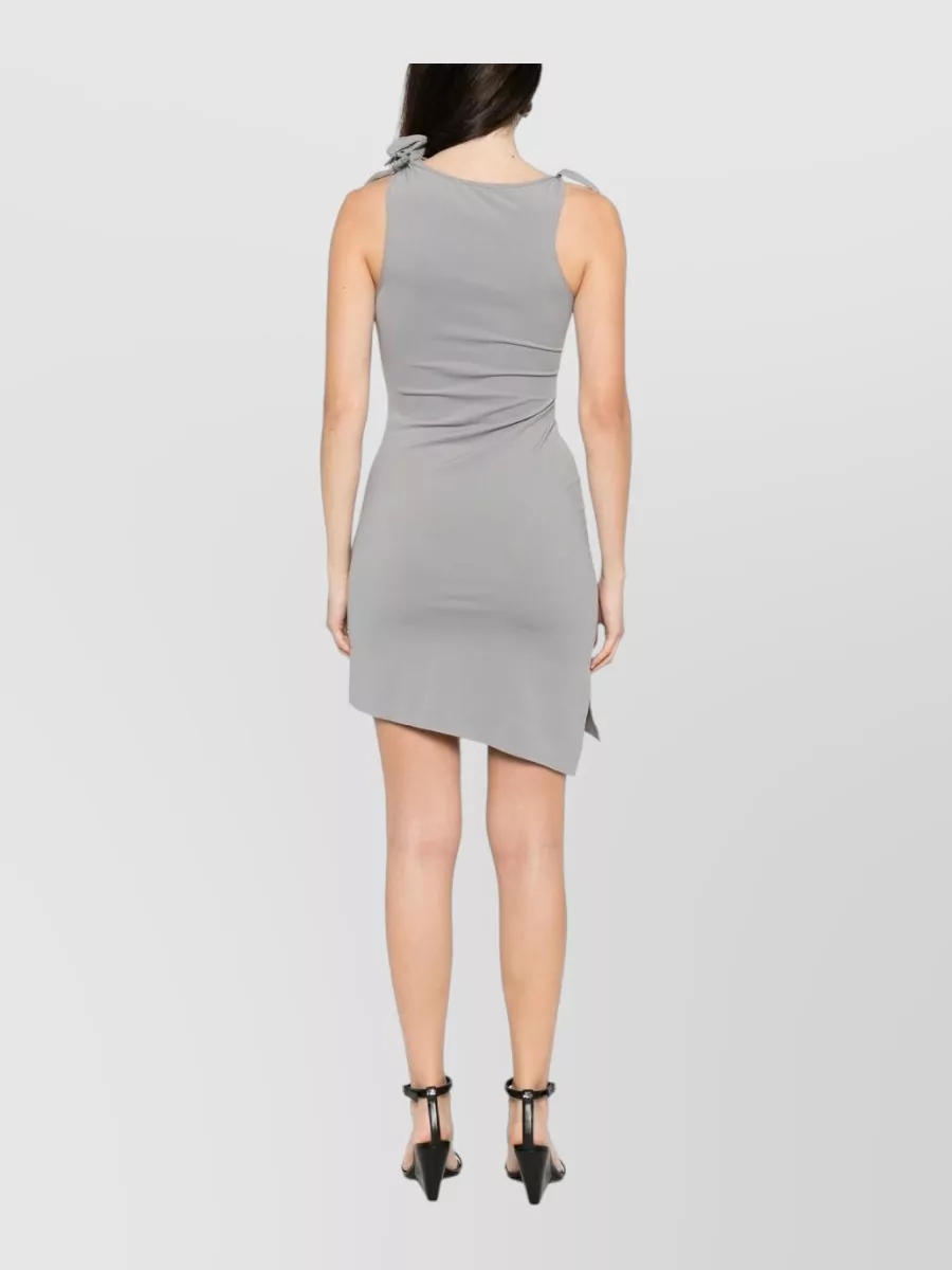 Coperni Sleeveless Asymmetric Cutout Mini Dress