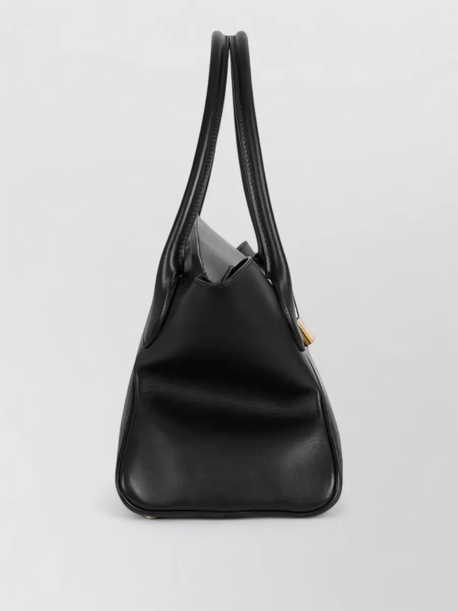 Balmain Classic Handle Bag M Leather Shoulder Bag