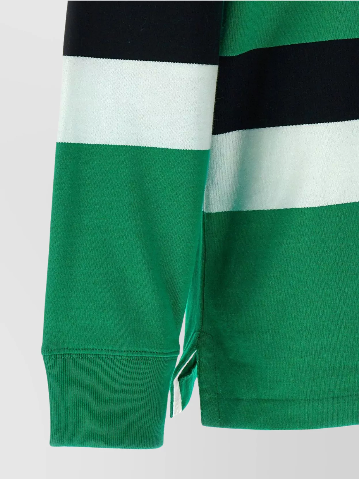 Polo Ralph Lauren Striped Logo Long Sleeve Polo Shirt