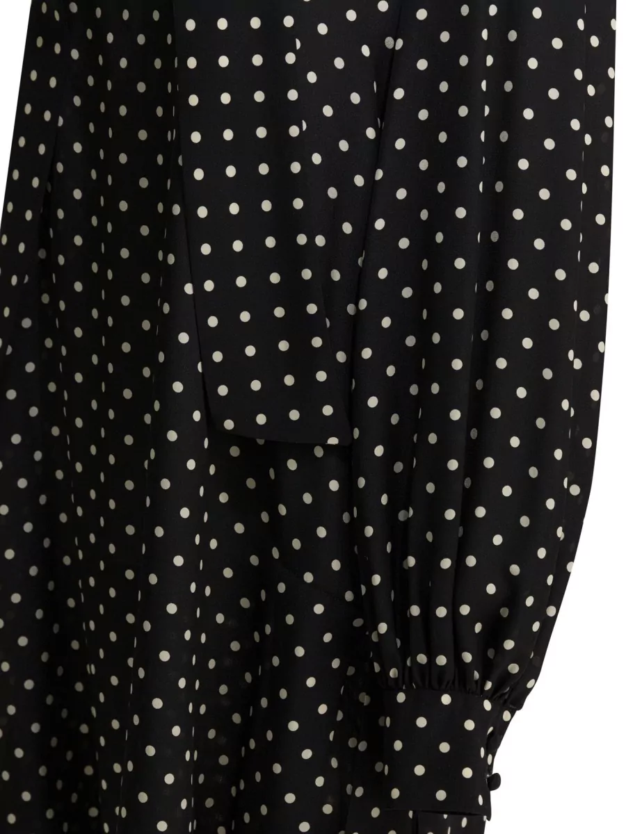 Valentino Silk Flared Knee-Length Dress