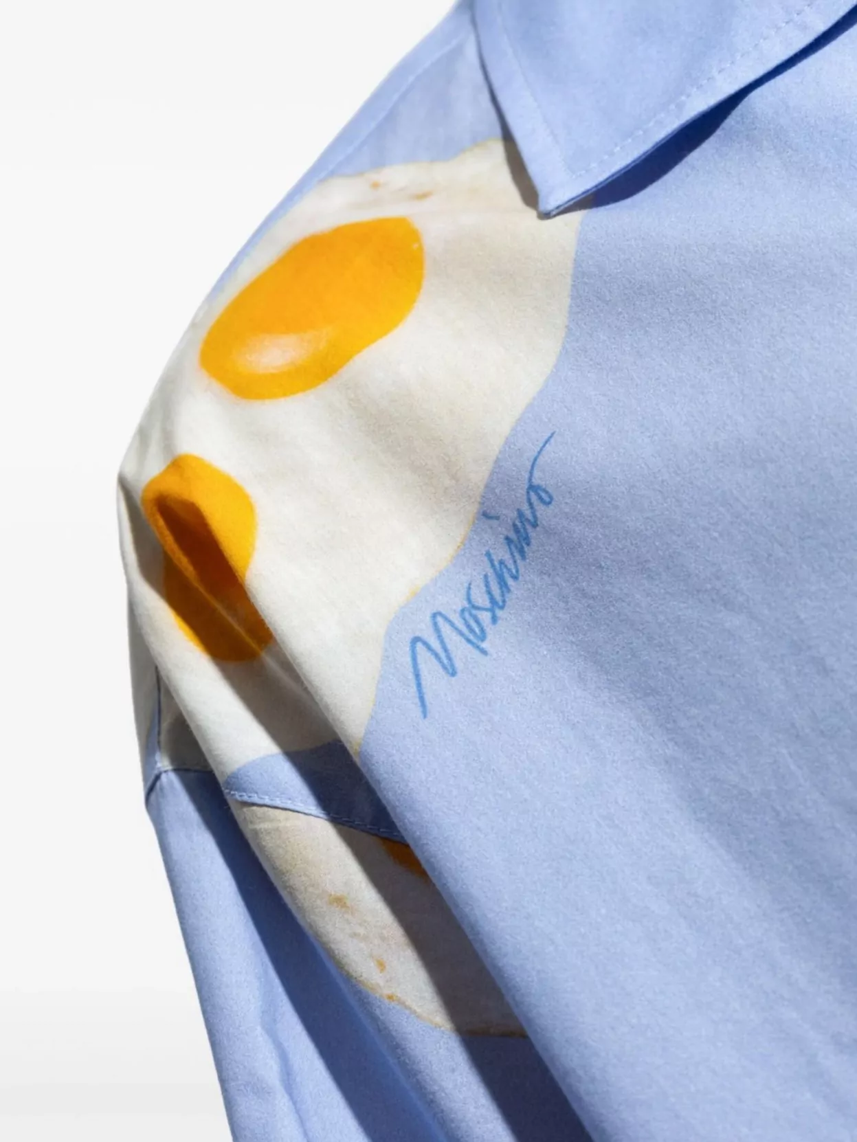 Moschino Eggs Print Poplin Shirt