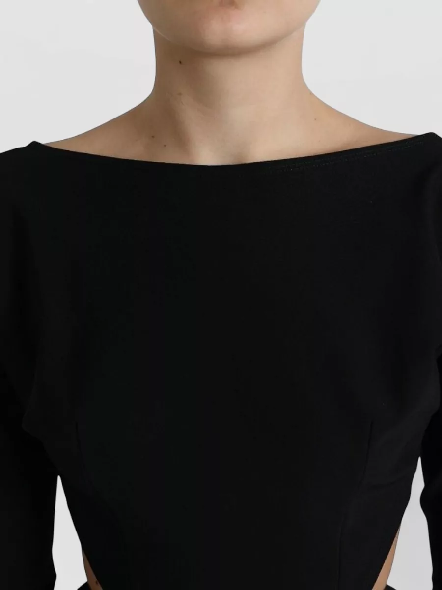 Dolce&Gabbana cutout long sleeve mini dress