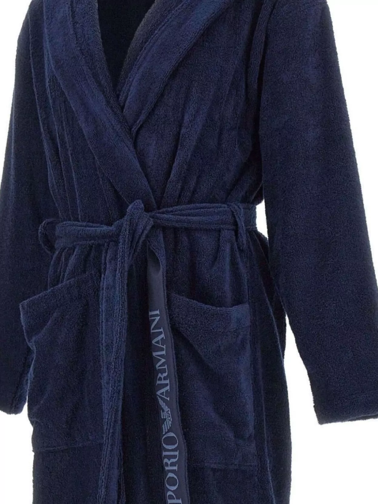 Emporio Armani Hooded Jacquard Underwear Featuring Pockets