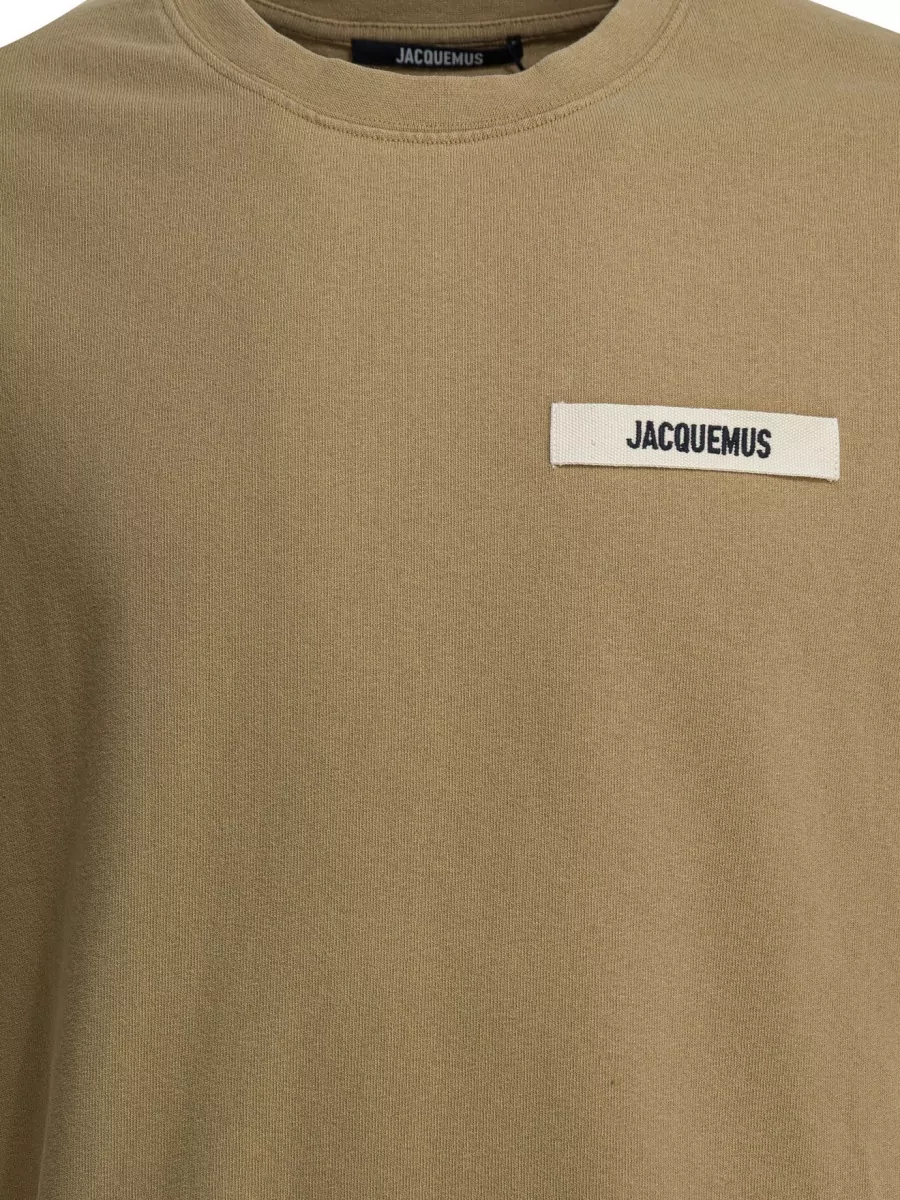 Jacquemus Gros Grain Detail Crew Neck T Shirt