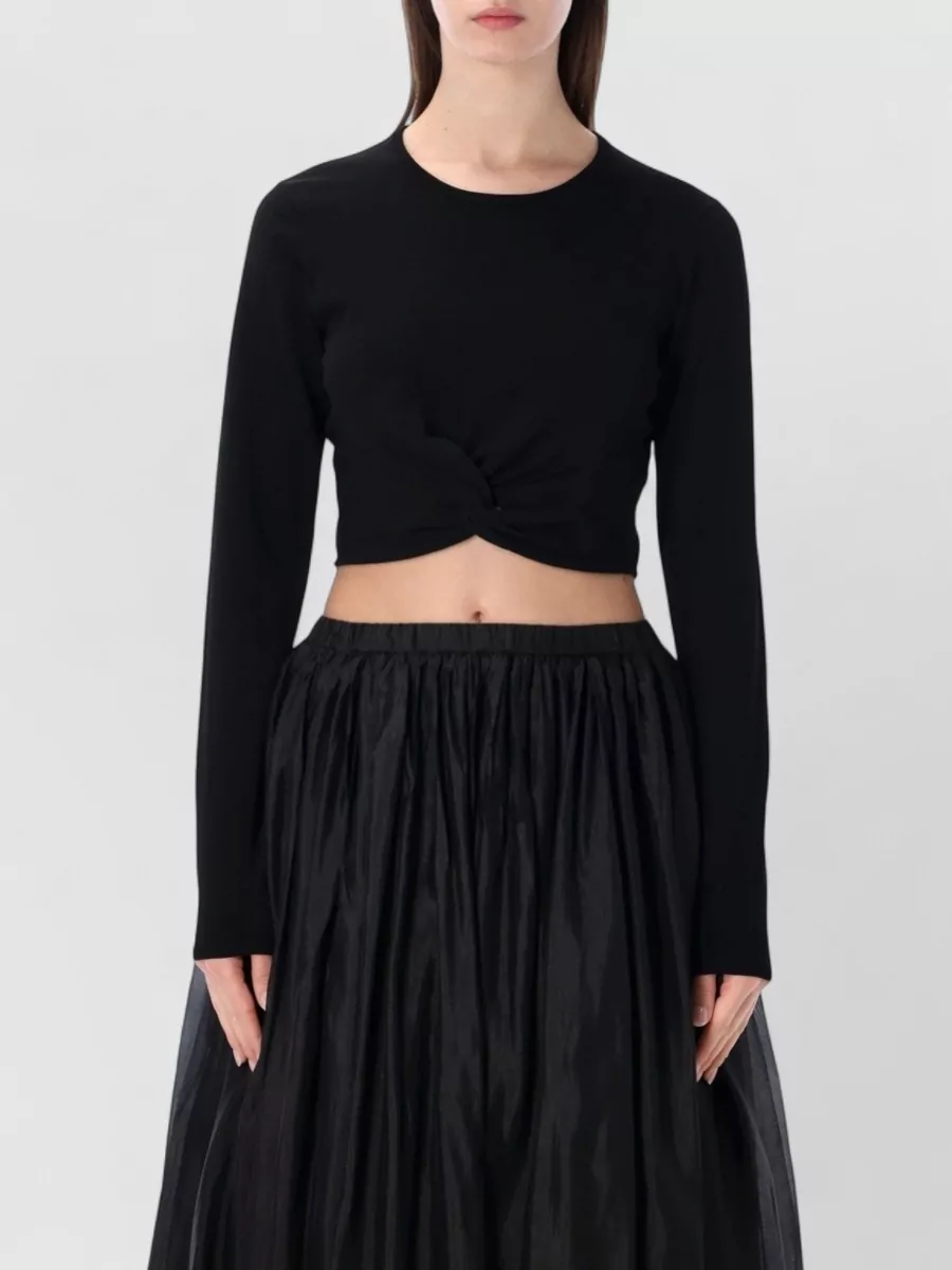 The Garment knotted long-sleeve knit top