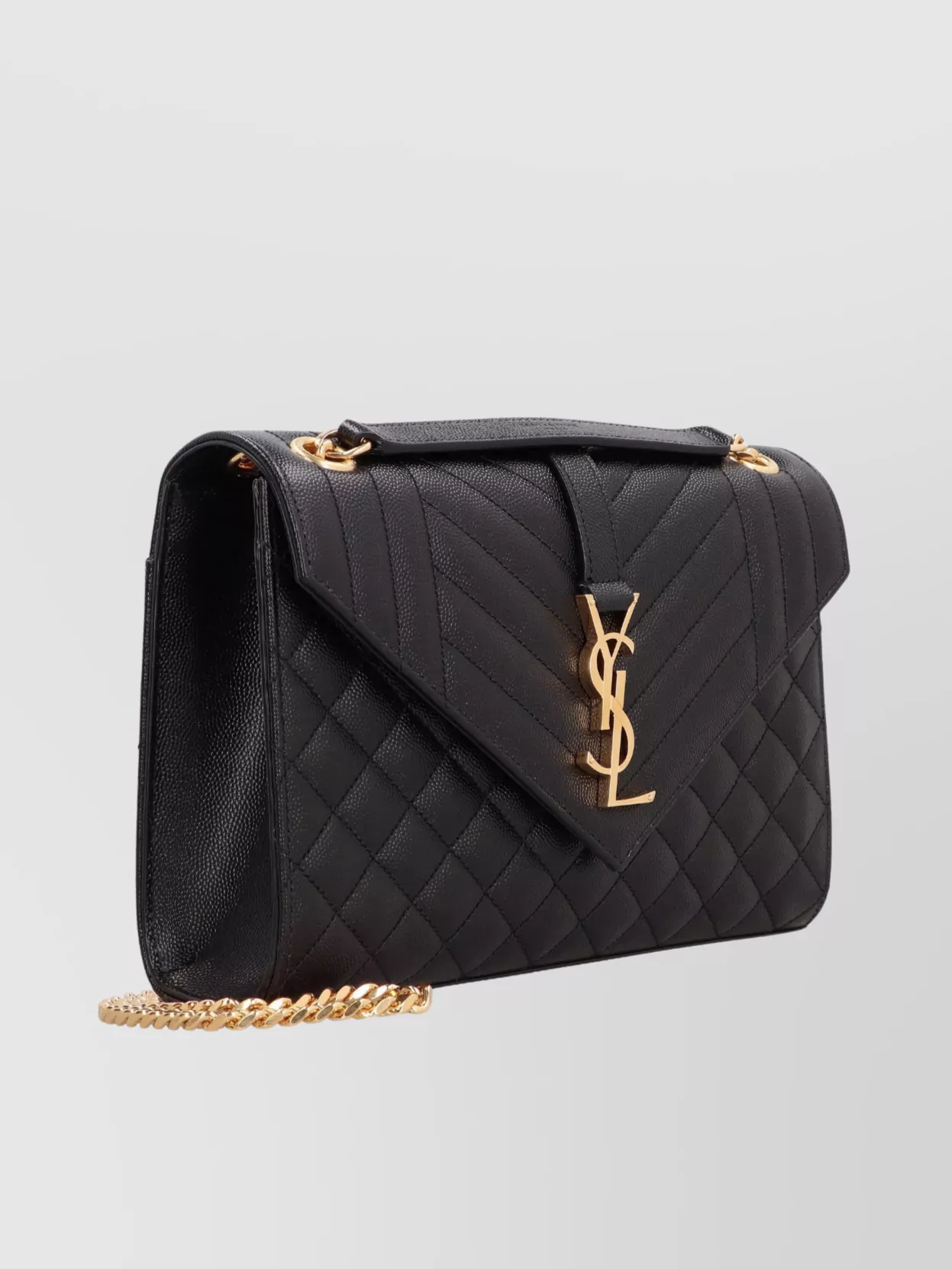 【関税&送料込み】Saint Laurent Envelope Quilted Leather S Saint Laurent Quilted leather envelope shoulder bag | The