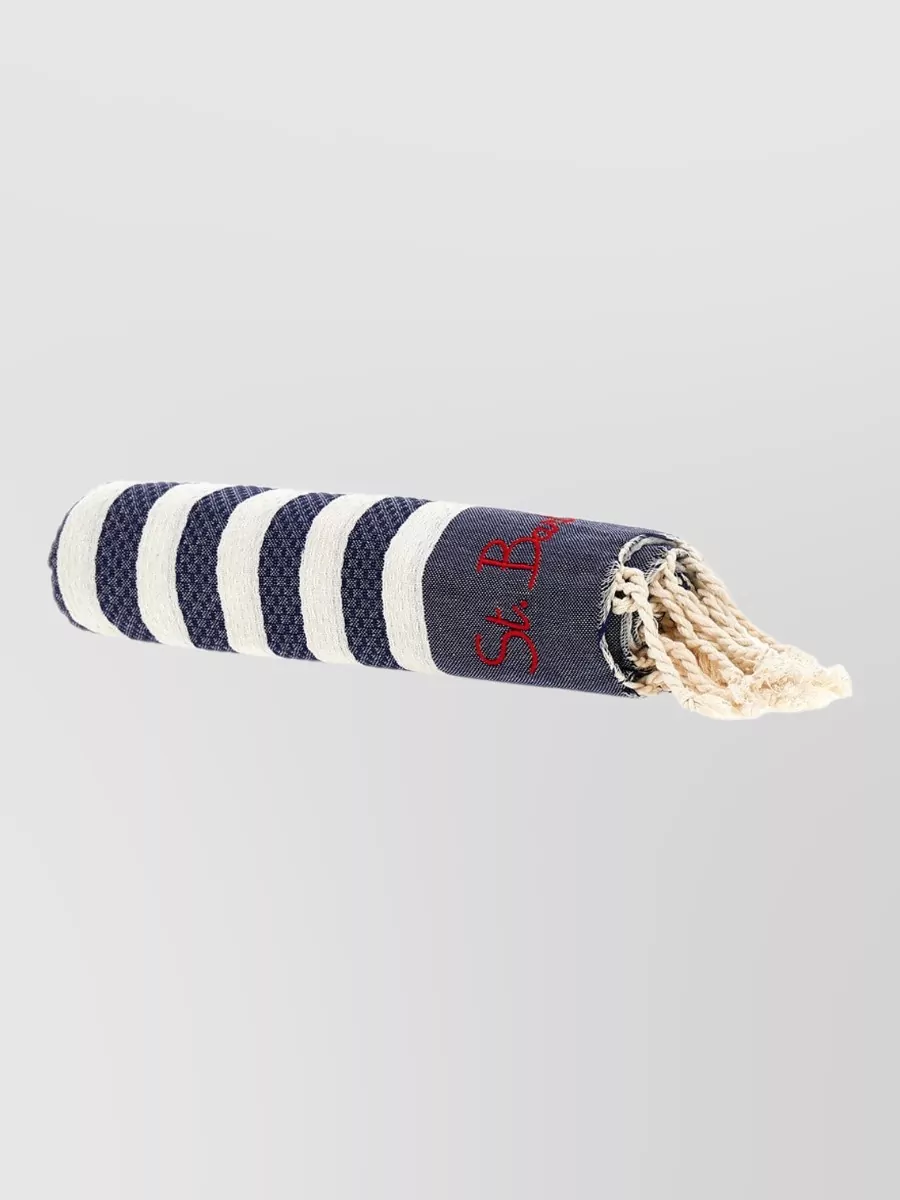 Mc2 Saint Barth Striped Cotton Beach Towel