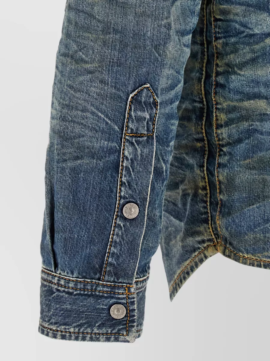 Diesel Wrinkled Denim Shirt