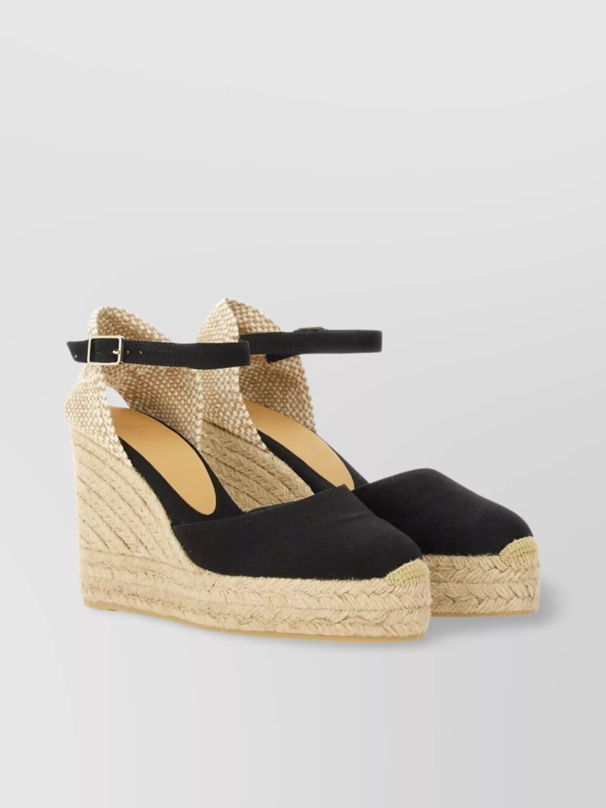 Castaner "Carol" Closed Back Espadrille High Wedge