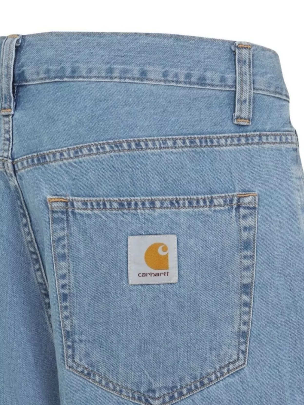 Carhartt Loose Tapered Fit 5-pockets Trousers In Blue