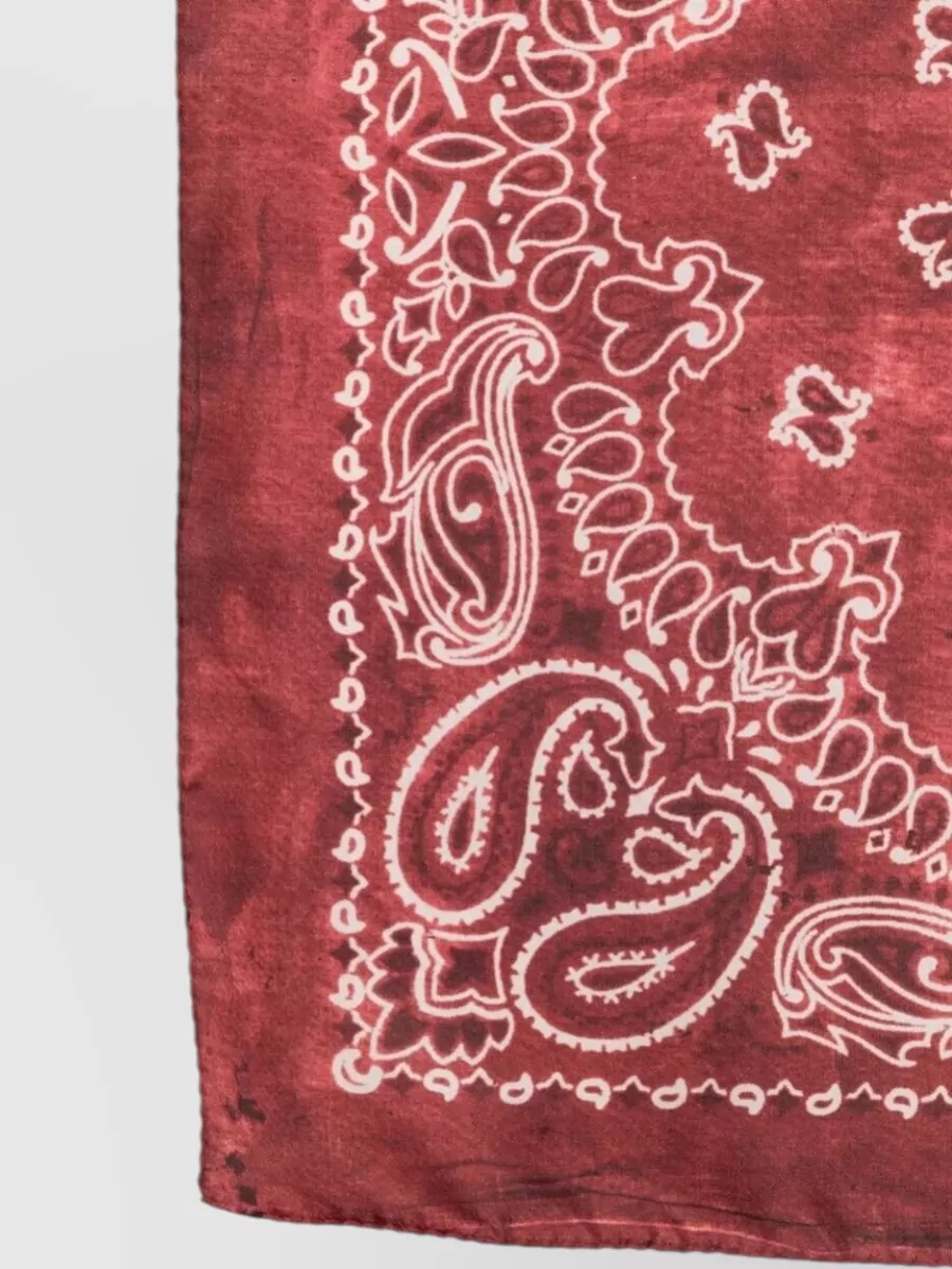 Golden Goose Paisley Print Silk Scarf