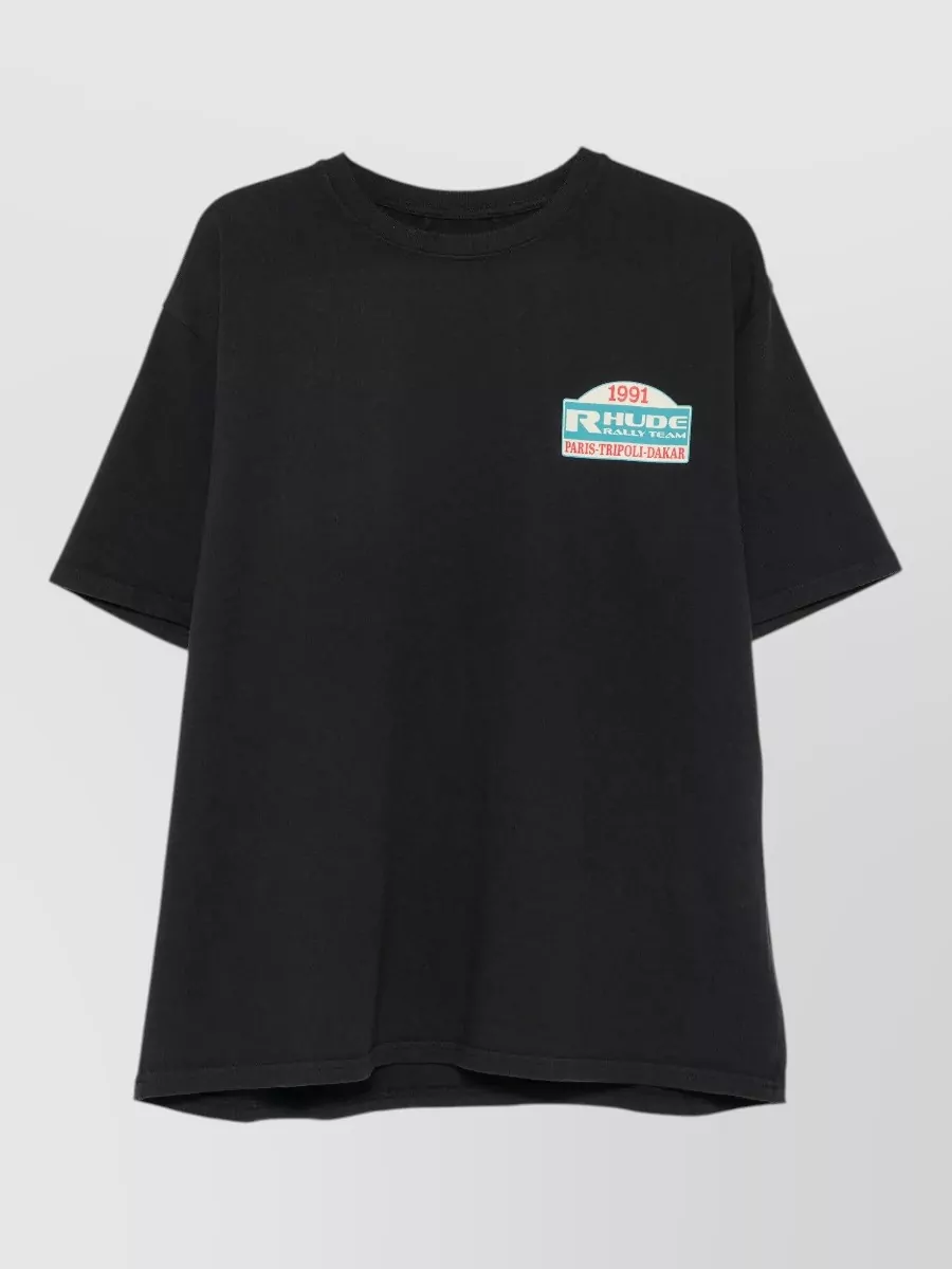 Rhude cotton printed t-shirt