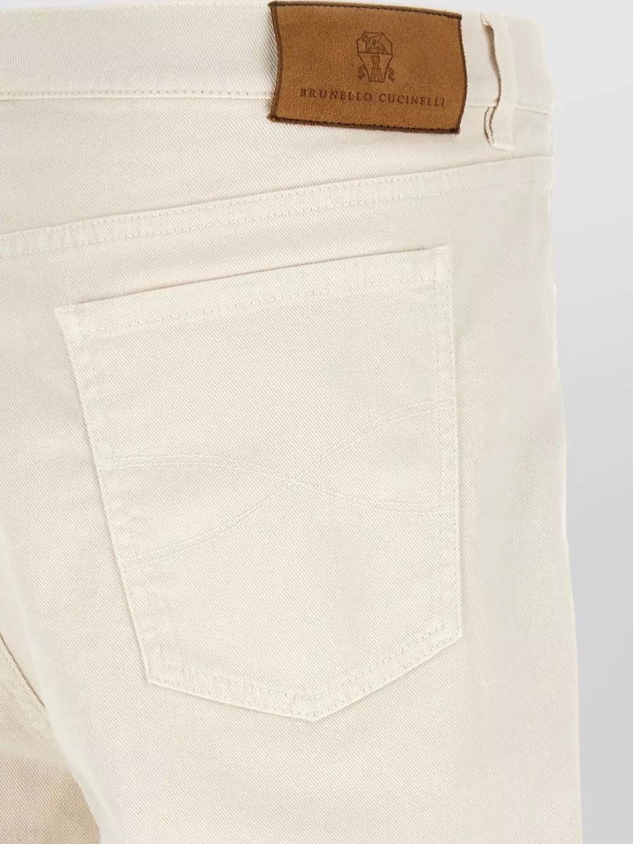 Brunello Cucinelli Denim Relaxed-Fit Straight-Leg Jeans