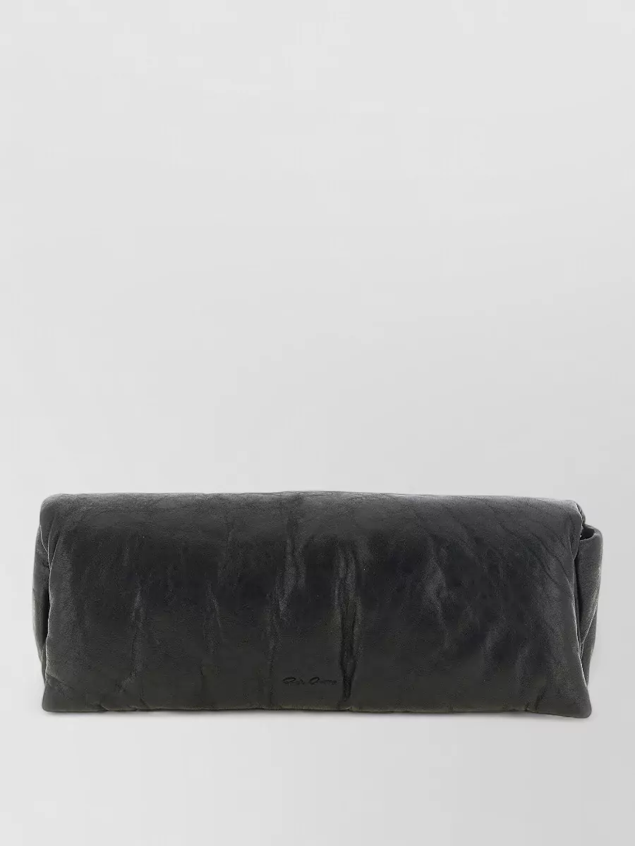 Rick Owens leather clutch bag