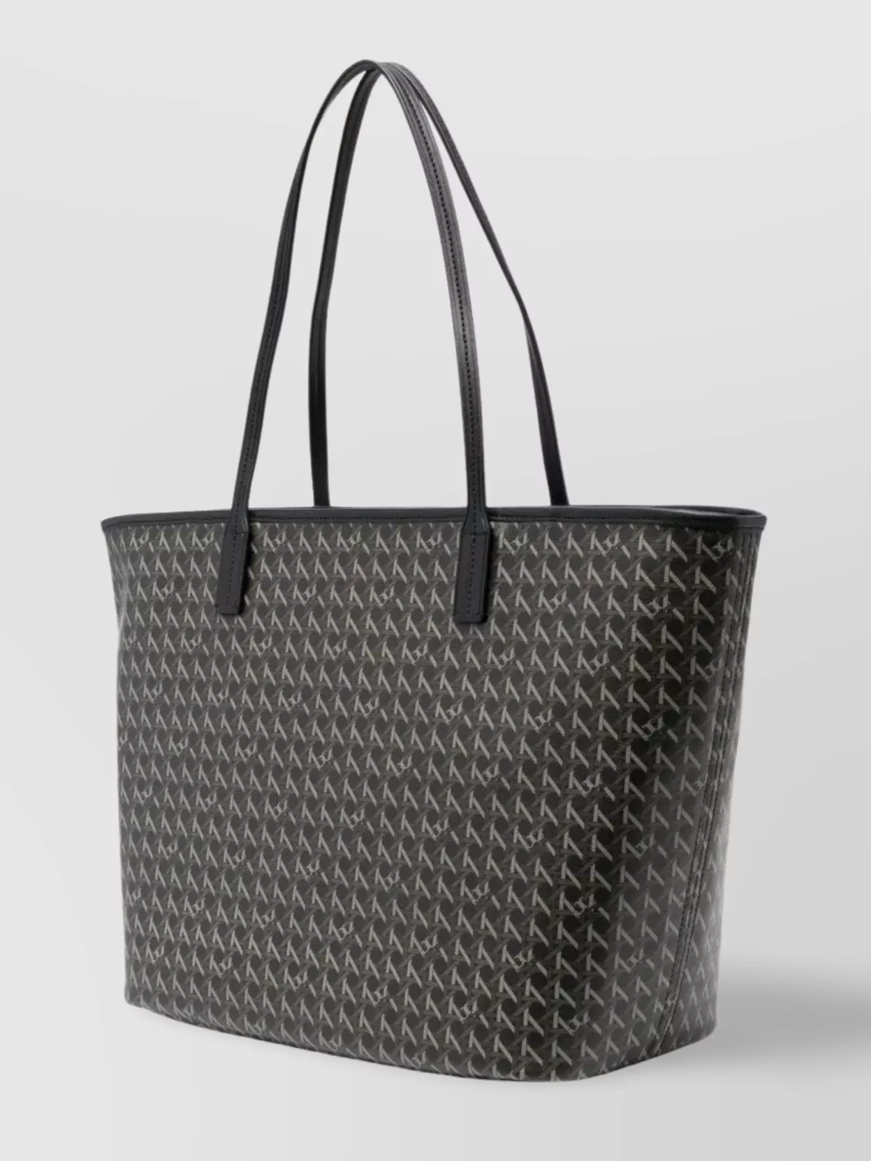 Tory Burch Zippered Shopper In Leather Finish