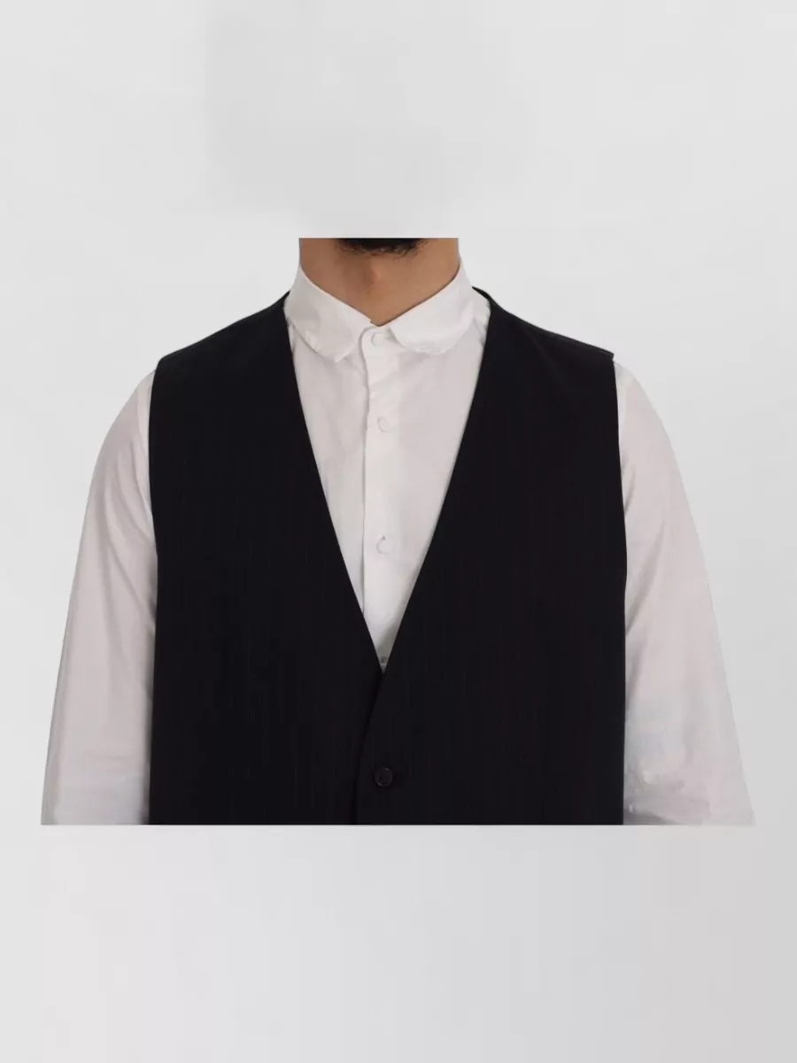 Dolce&Gabbana Pinstripe Wool Waistcoat
