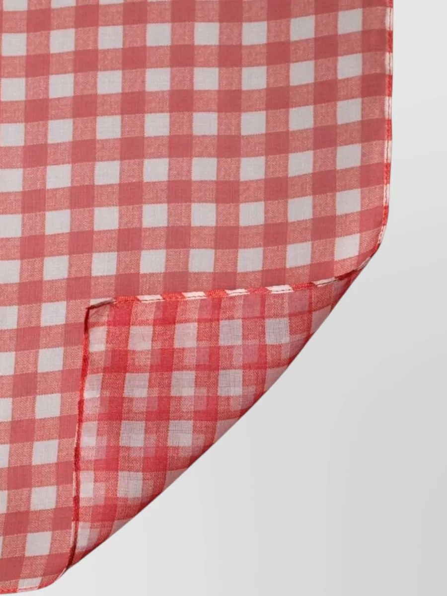 Dolce&Gabbana Silk Checked Scarf