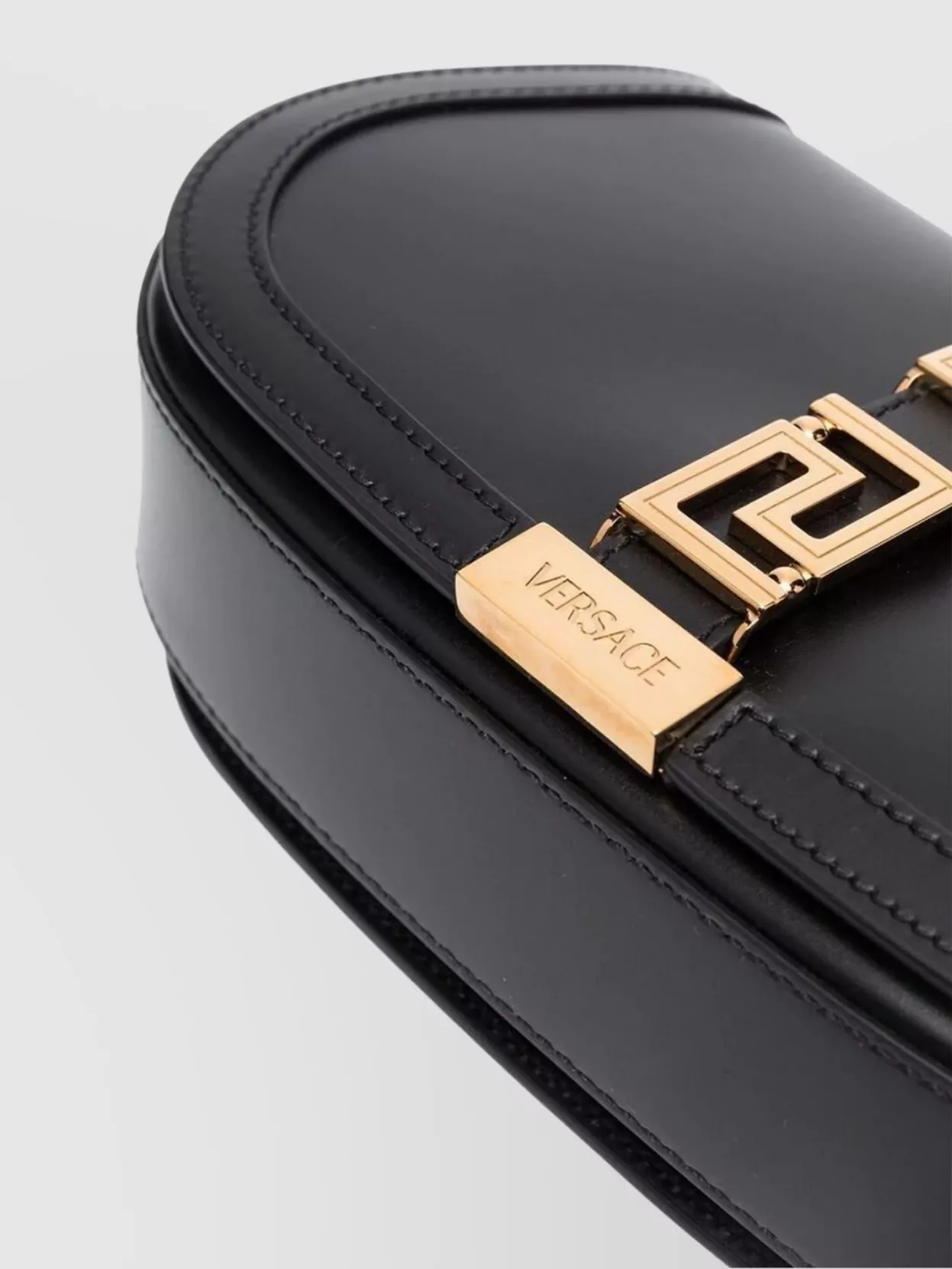 Versace Leather Crossbody Bag Chain Strap