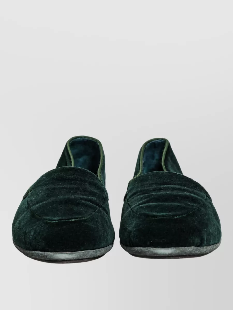 Dolce&Gabbana Leather Slip-On Slippers