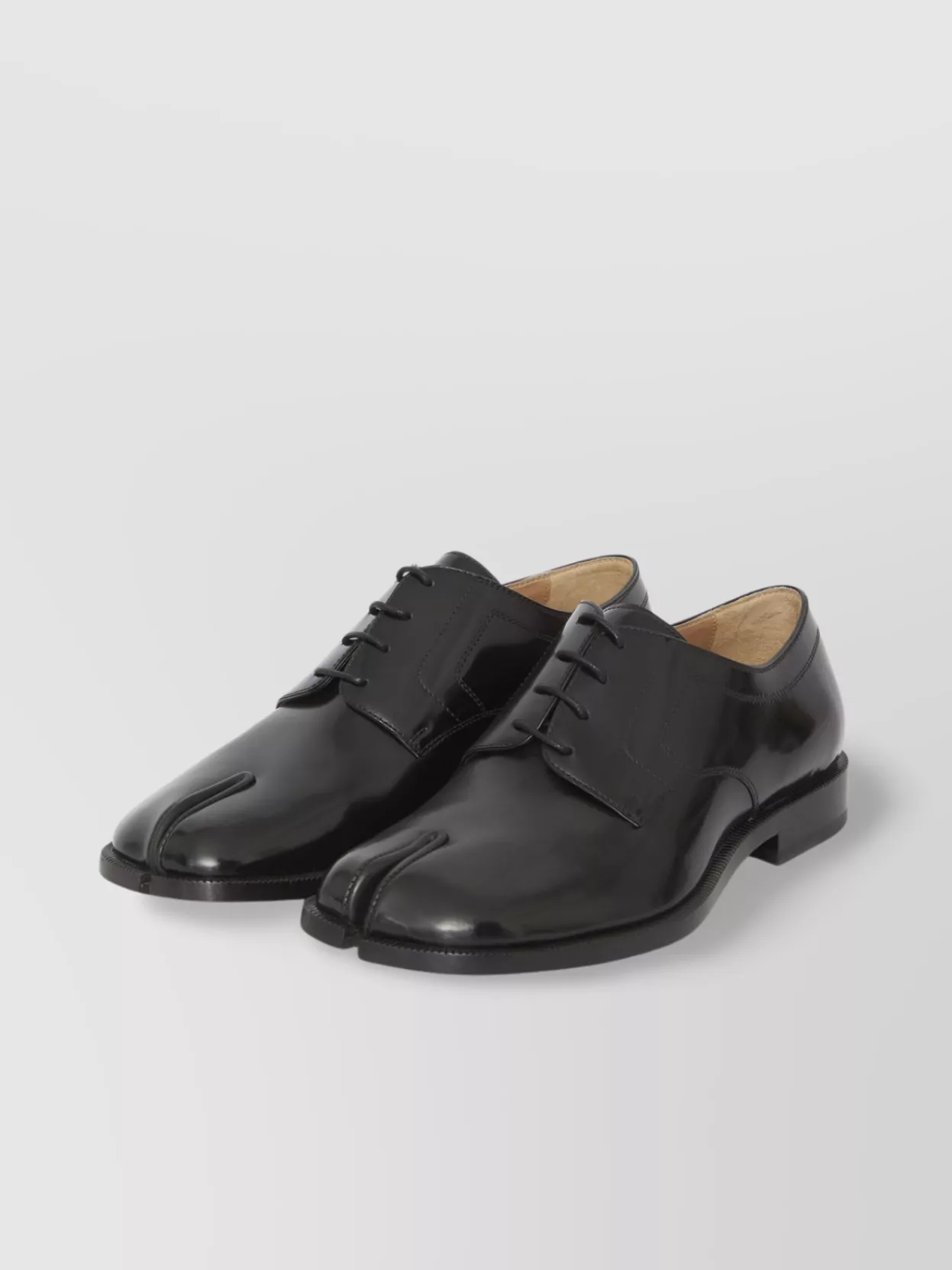 Maison Margiela Split Toe Leather Lace-Up Shoes