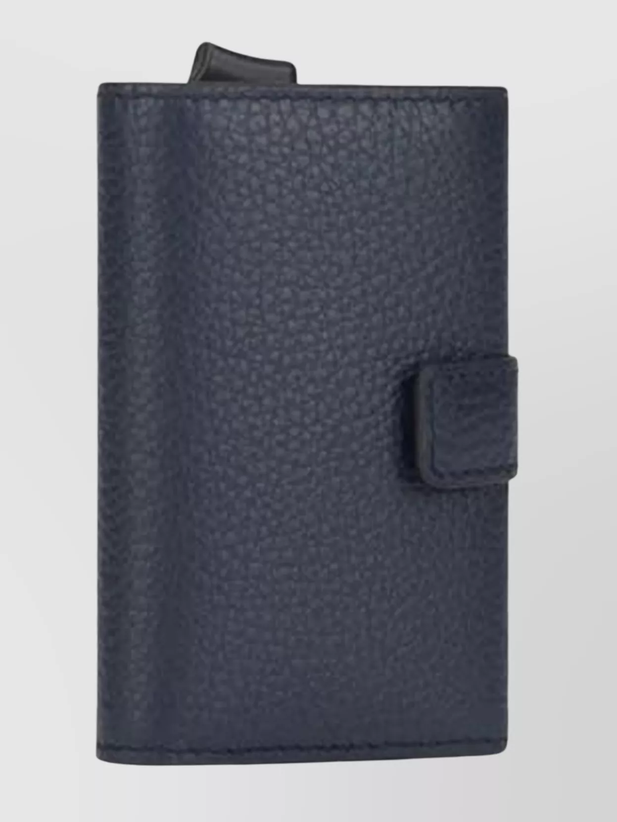 Piquadro Compact Metal And Leather Cardholder