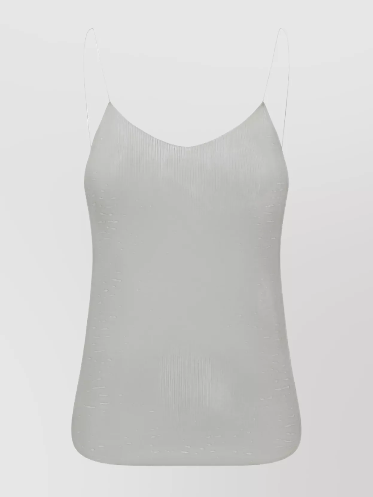 FORTE FORTE RIBBED TOP SILHOUETTE ENHANCING ASYMMETRIC HEMLINE