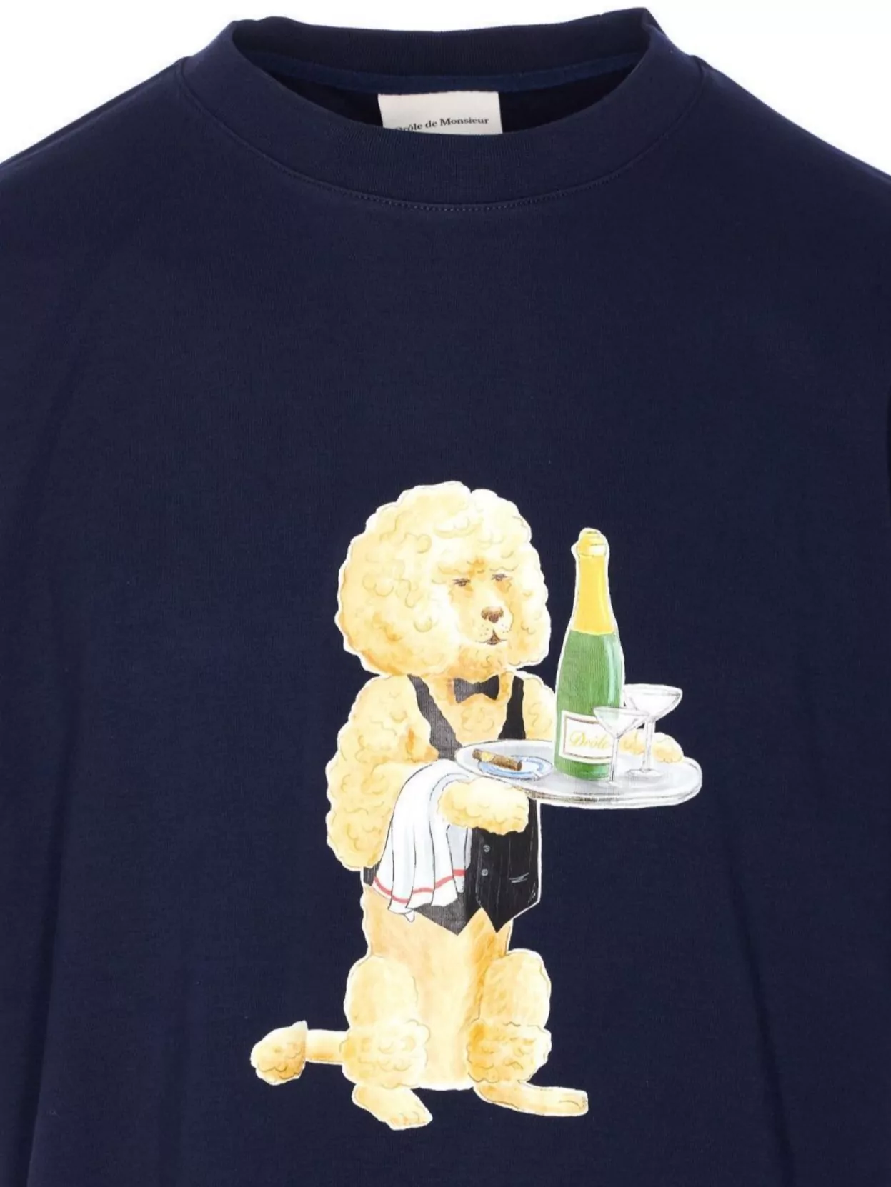 Drôle De Monsieur Graphic Print Crewneck T-Shirt