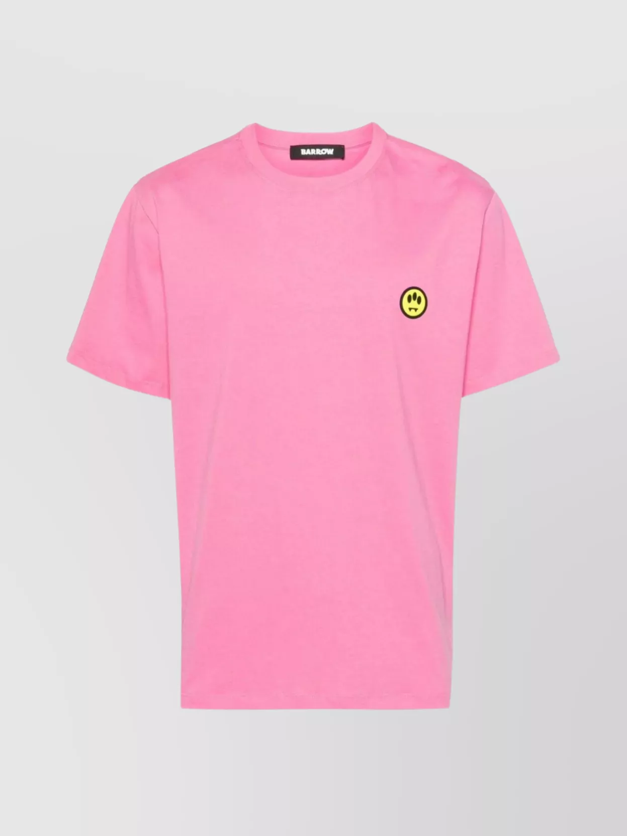 Barrow Logo-print Cotton T-shirt In Pink