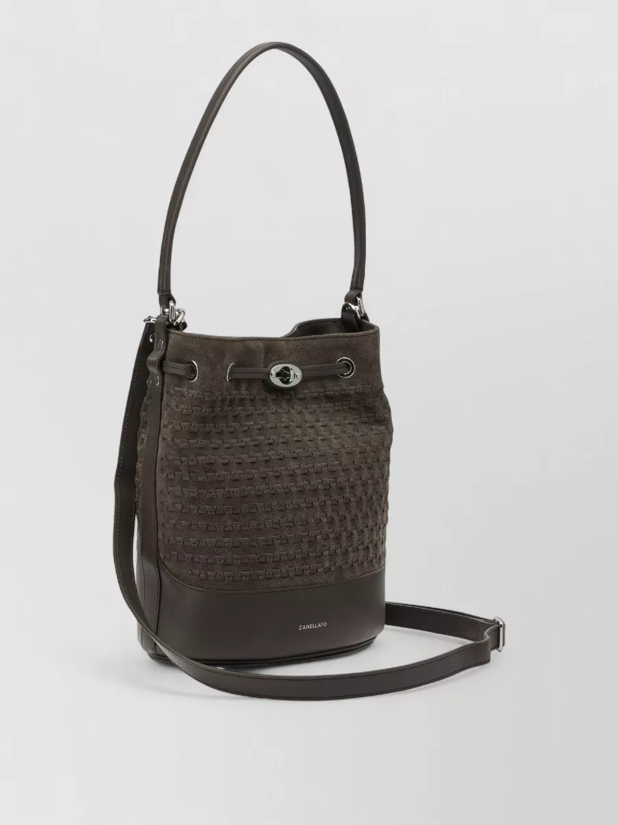 Zanellato Shoulder Bag Adjustable Strap Metal Hardware