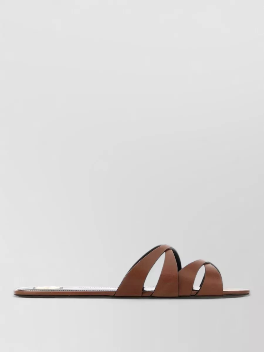 Saint Laurent leather slippers