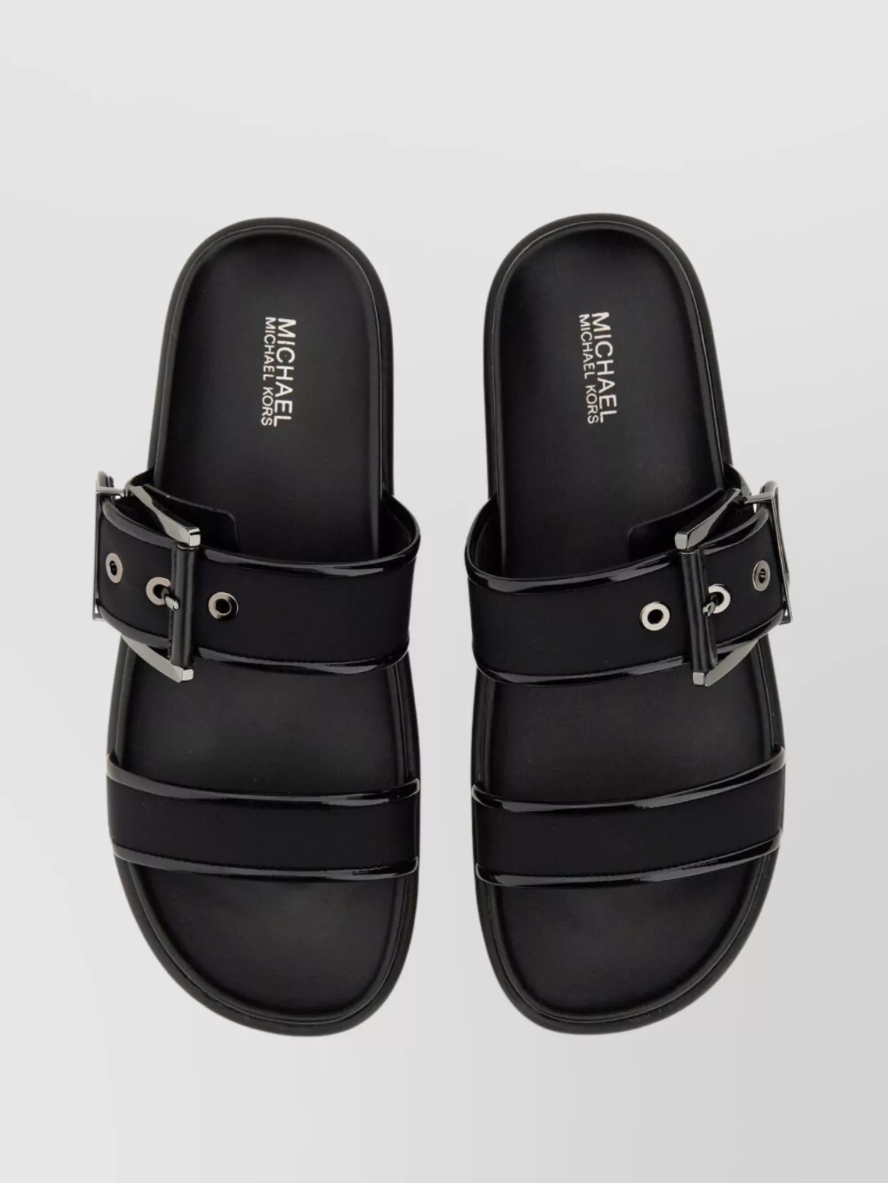 Michael Kors "colby" Dual Strap Flat Sole Sandals