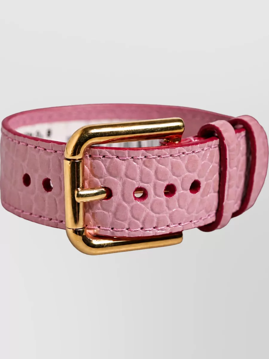Dolce&Gabbana Leather Belt Bracelet