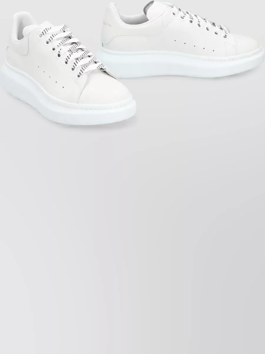 Mc Queen Leather chunky low-top sneakers
