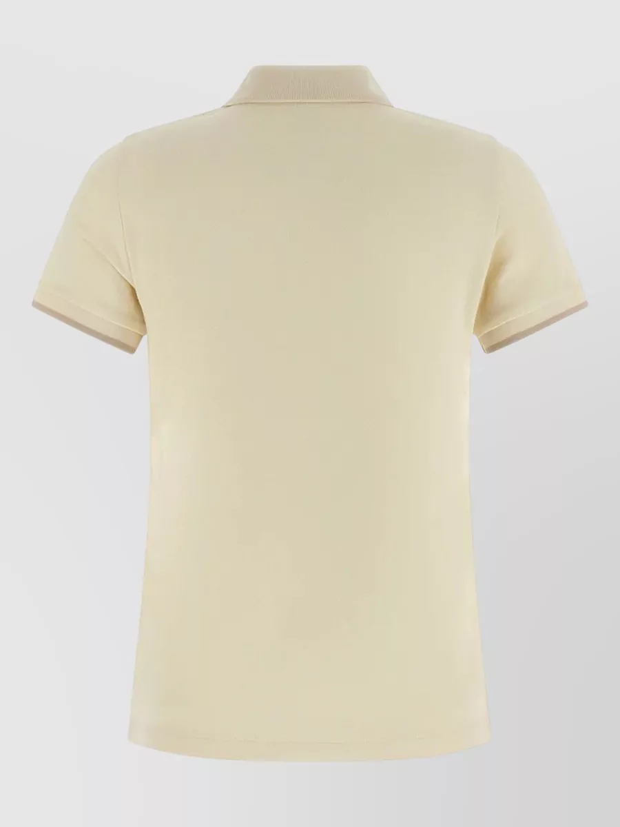Moncler Cotton Piqué Short-Sleeve Polo Shirt