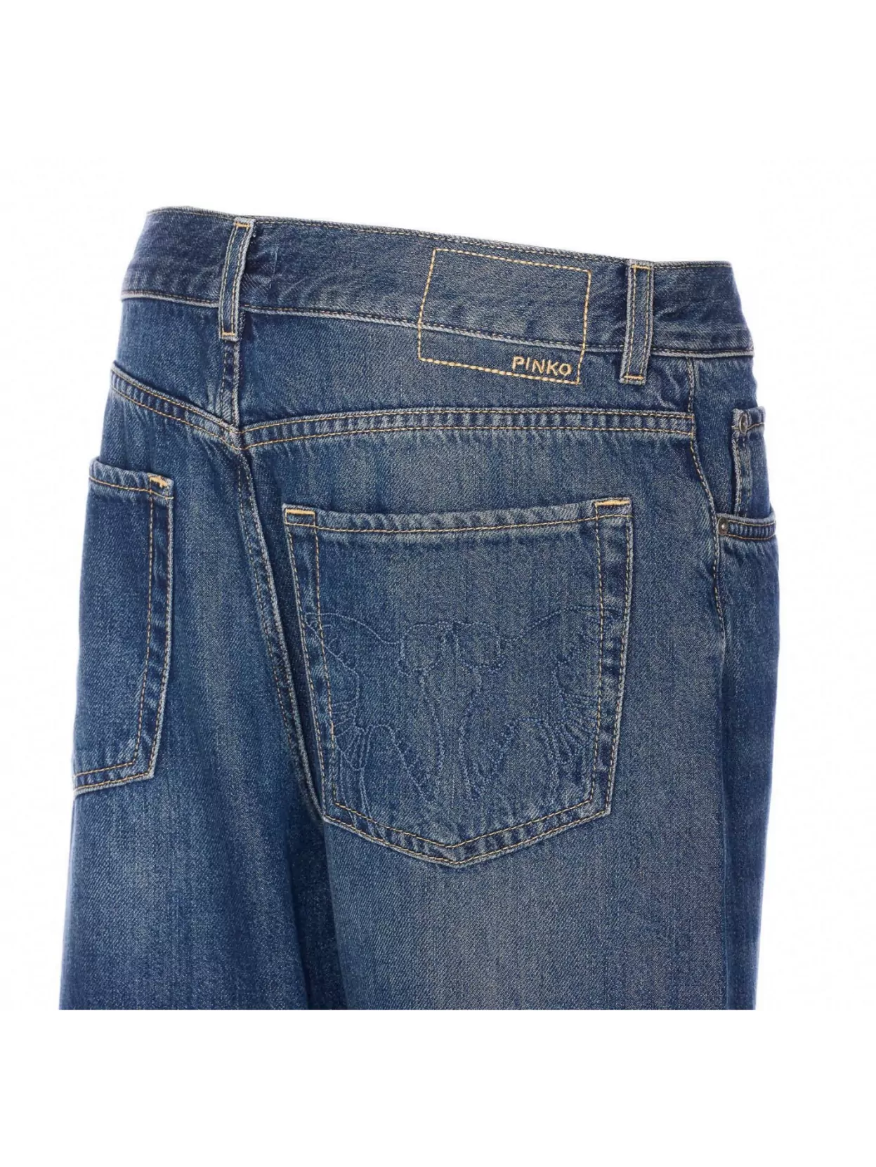 Pinko Wide Leg Trousers Five Pockets