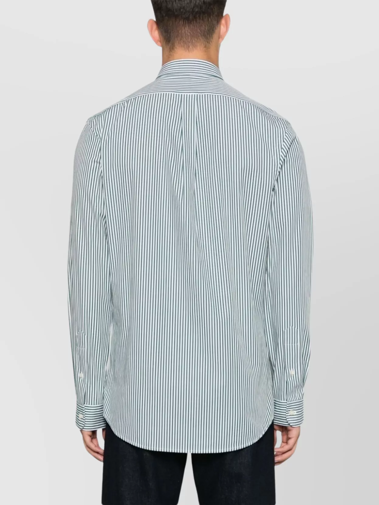 Ralph Lauren Striped Cotton Blend Shirt