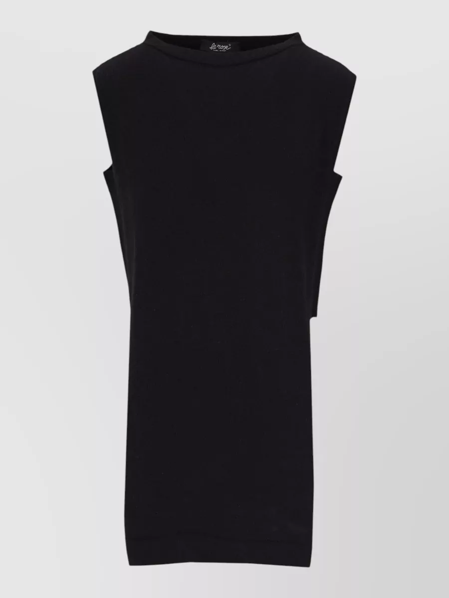 La Rose cashmere ribbed tank top