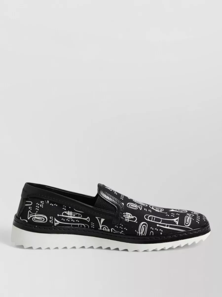 Dolce&Gabbana Printed Slip-On Sneakers