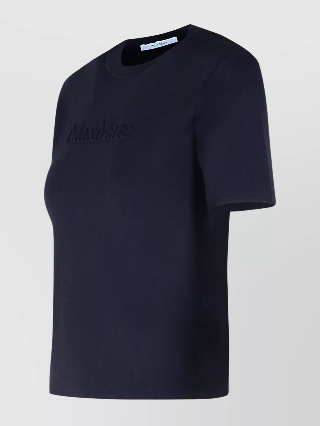 Max Mara Segale Blue Viscose Blend T-shirt In Blue