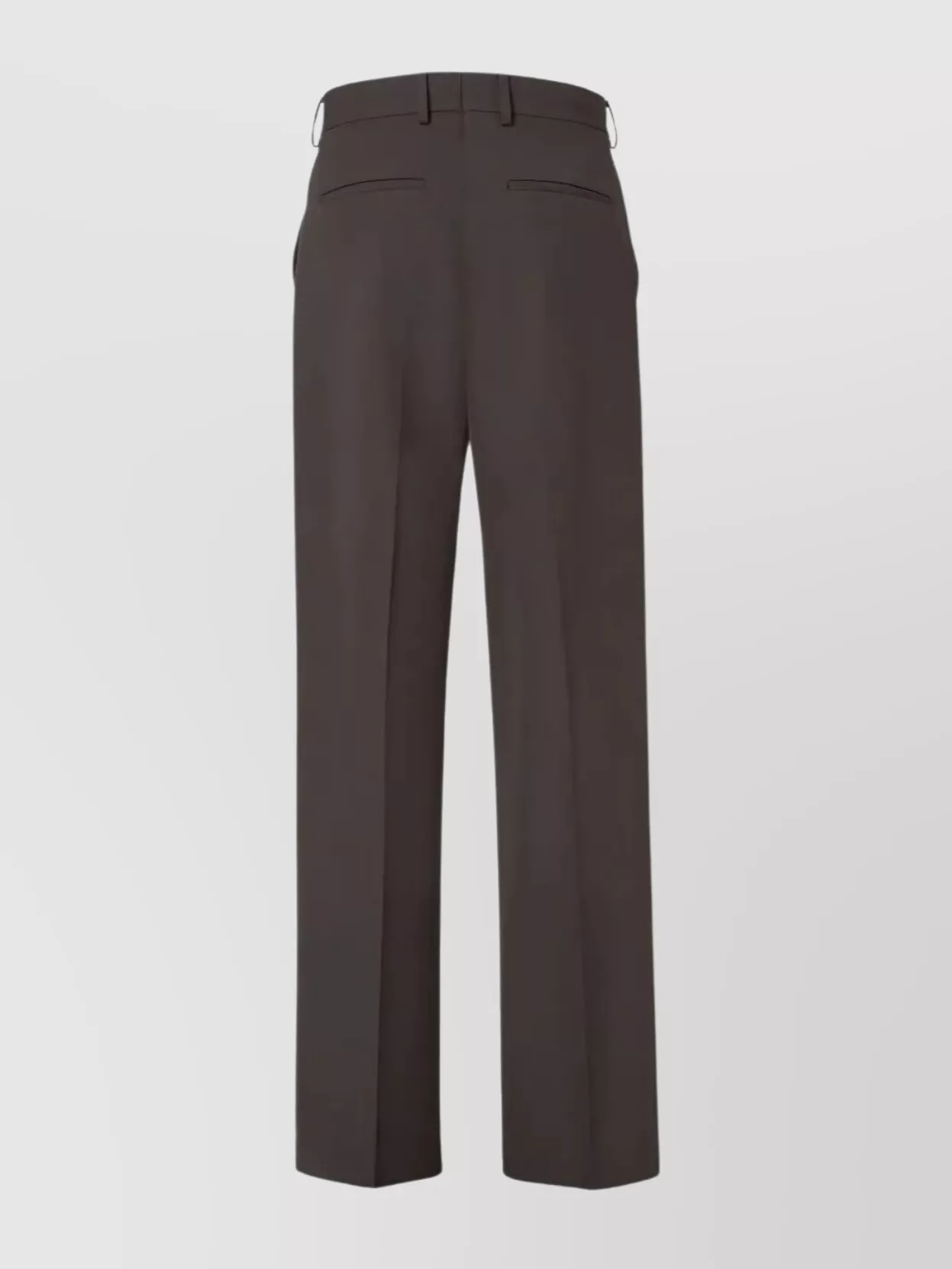 Fendi Tailored Trousers With Back Pockets And Belt Loops In Gray